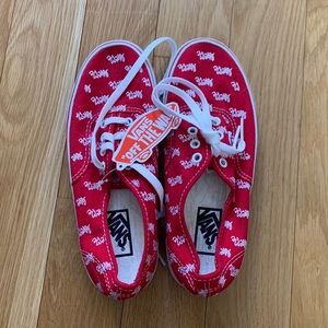 Vans Love Me Red Sneakers